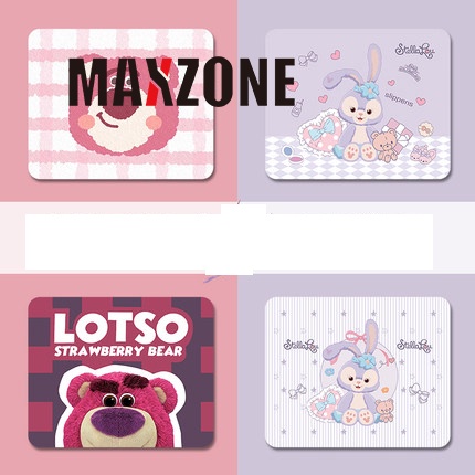 Maxzone Tấm Lót Chuột Và Bàn Phím Máy Tính 21X26 Jennie / Kirby Lotso / Gấu / Dâu Tây Siêu Đáng Yêu