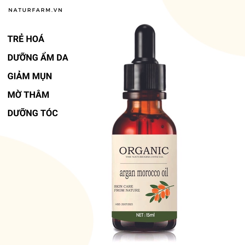 [ 10ML ] Dầu Argan Morocco nguyên chất Organic ( Argan Seed Oil Morocco )