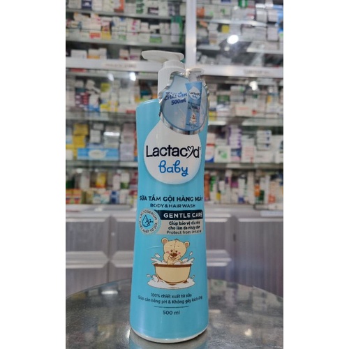 LACTACYD baby  Gentle care - Sữa tắm gội hàng ngày với công thức riêng biệt dùng cho trẻ sơ sinh và trẻ nhỏ