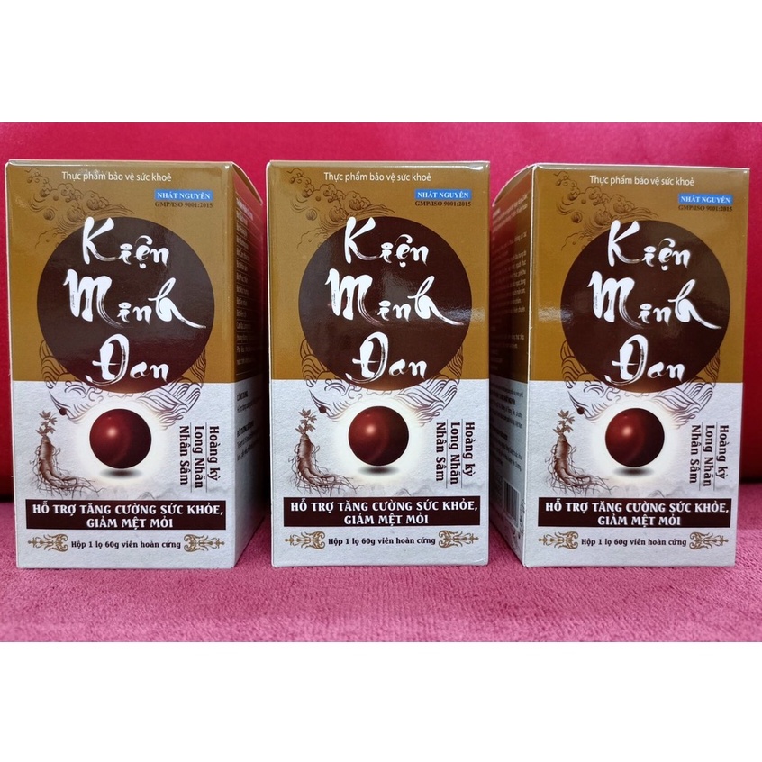 Kiện Minh đan - Hỗ trợ tăng cường sức khỏe, hỗ trợ giảm mệt mỏi.