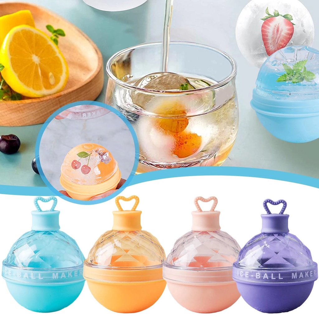 Khuôn Làm Đá Lạnh Hình Bóng Đèn Bằng Nhựa TPE Tiện Dụng