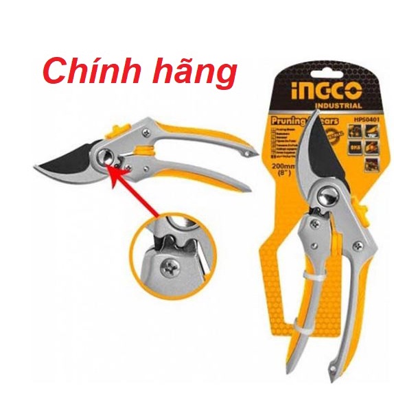 ĐỒ NGHỀ INGCO Kéo cắt tỉa HPS0401 (Cam kết Chính Hãng 100%)