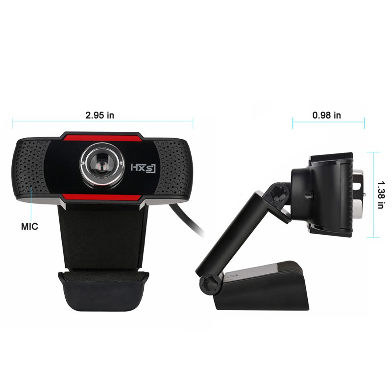 Webcam HD 12 Megapixels USB 2.0 kèm micro tiện lợi dành cho máy tính