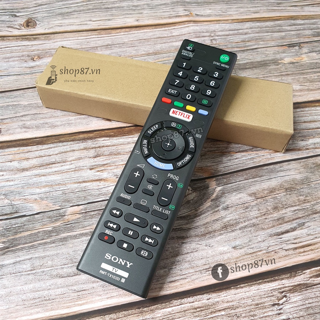 Điều khiển tv Sony 4K thay thế RMT-TX201P