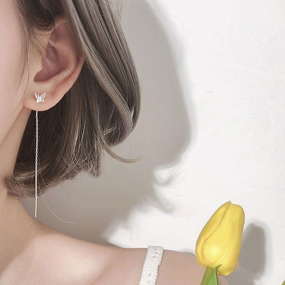 1 Cặp Khuyên Tai Dạng Hạt Tua Rua Dài Cho Nữ