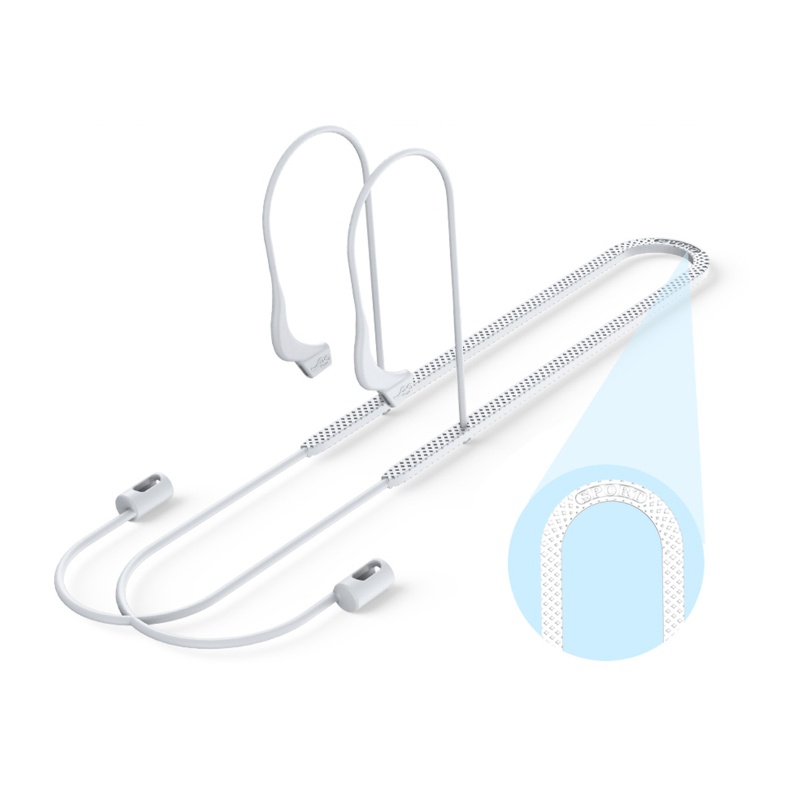 Vỏ Bảo Vệ Hộp Sạc Tai Nghe Không Dây Air Pods Pro 1 2 3 Bằng Silica Gel Mềm Gắn Dây Đeo Cổ Chống Thấm Nước Chống Thất Lạc