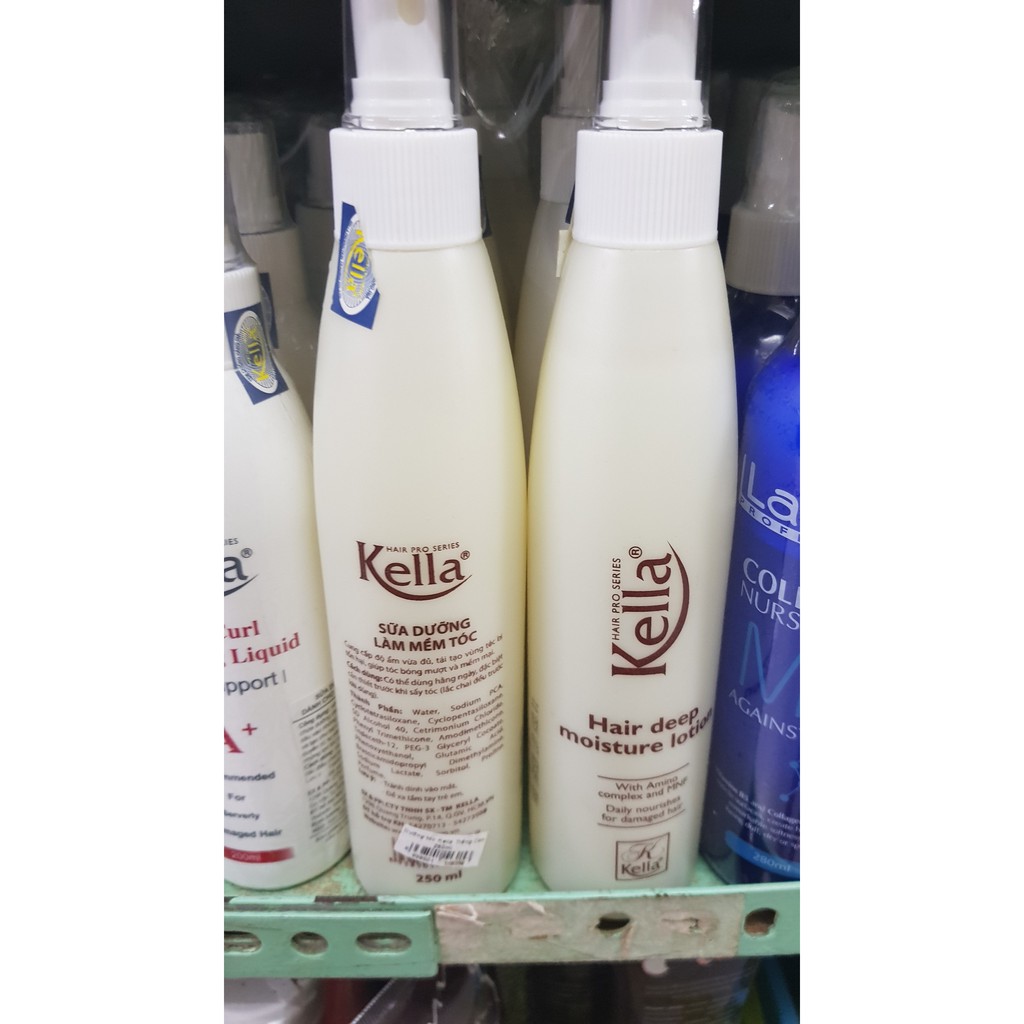 Sữa xịt dưỡng tóc Kella Hair Deep Moisture Lotion 250ml