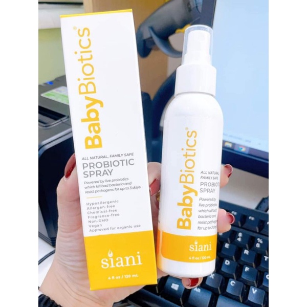 XỊT MEN VI SINH, LỢI KHUẨN CHO BÉ BABYBIOTICS MẪU MỚI NHẤT (đủ bill ảnh cuối)