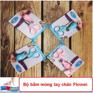 Bộ bấm móng tay Flower cho bé