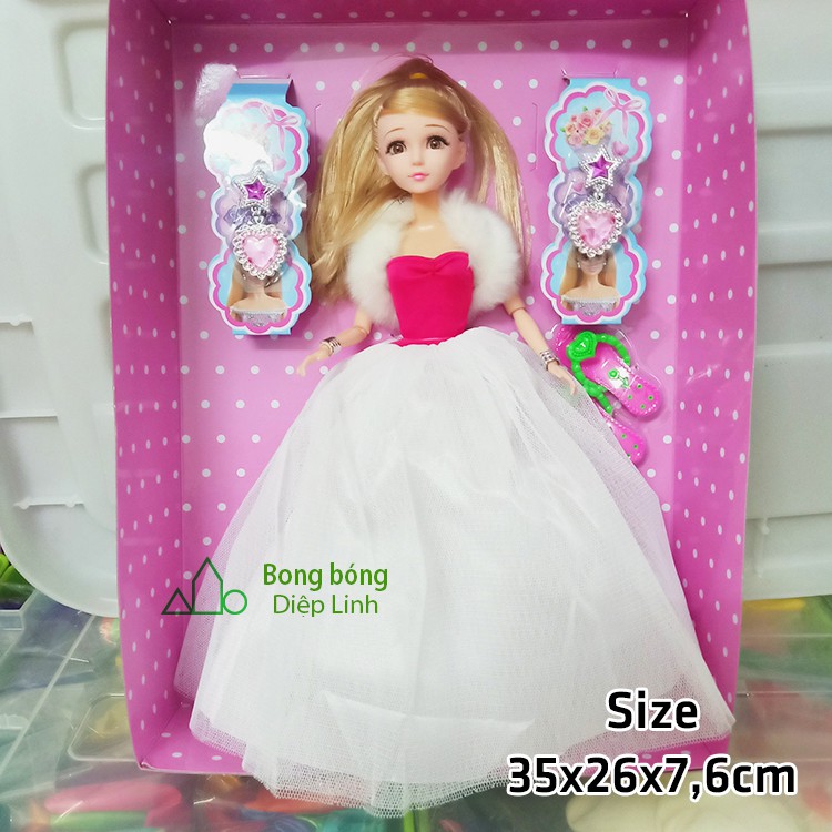 Búp bê công chúa-Búp bê Barbie xoay các khớp (chân, tay, vai, cổ)