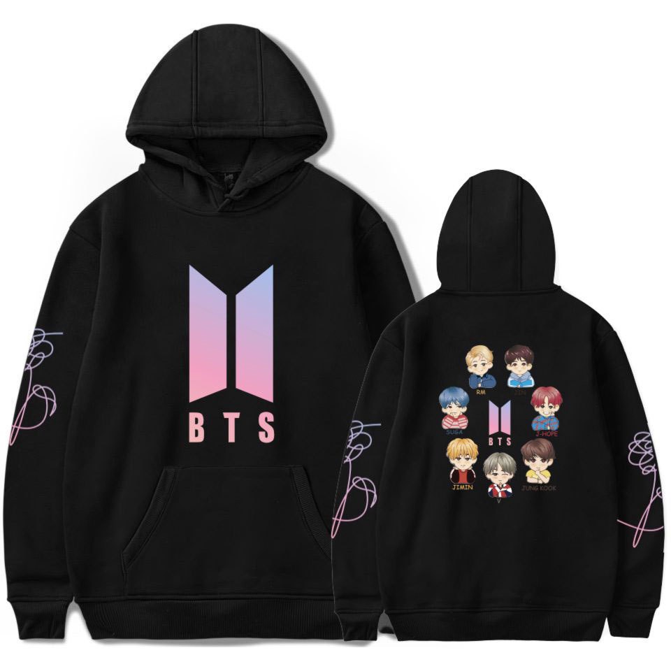 Áo Hoodie Dài Tay In Hình Nhóm Nhạc Bts Dành Cho Nam Và Nữ 115129937