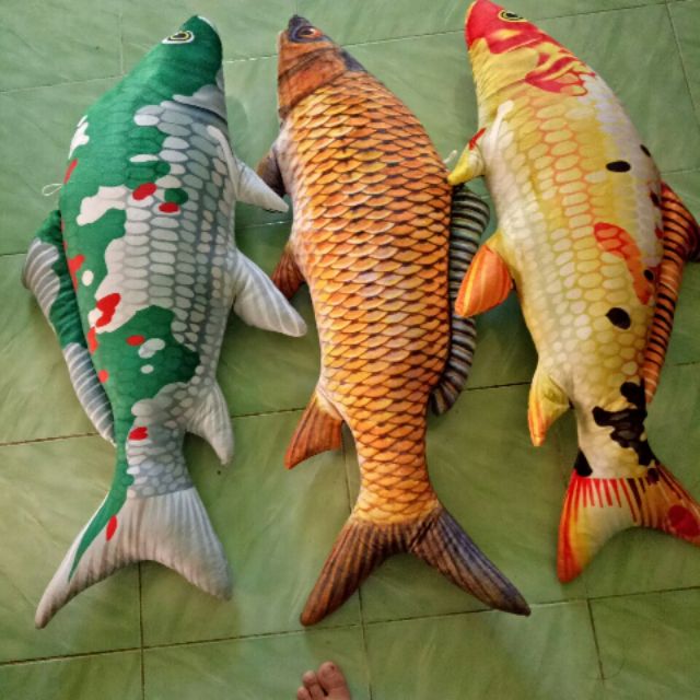 Gối ôm 3d cá chép 90cm