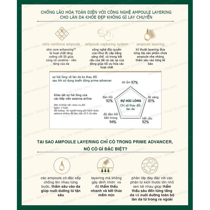 Combo Kem và Serum chống lão hoá giảm nhăn OHUI Prime Mini - Chuẩn Auth