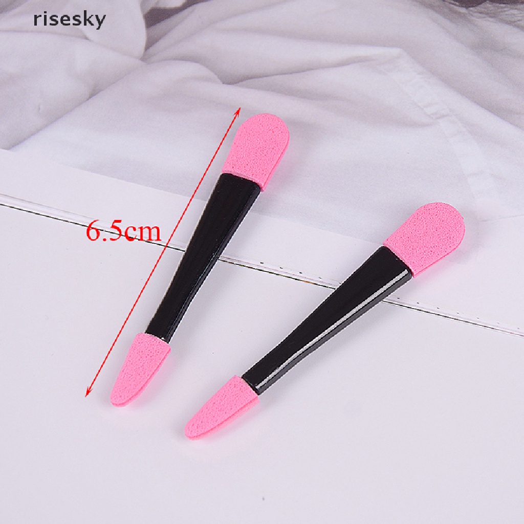 Set 10 Cọ Trang Điểm Mắt Hai Đầu Dùng Một Lần Tiện Lợi ♨Trên đó