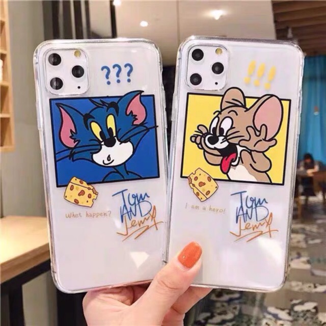 ỐP LƯNG PHONE TOM AND JERRY CHO 6/6plus/6s/6s plus/6/7/7plus/8/8plus/x/xsmax/11/11 pro max