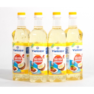 Dầu dừa Vietcoco - Cooking oil - Đặc sản Bến Tre - Chai 250ml và 1 lít
