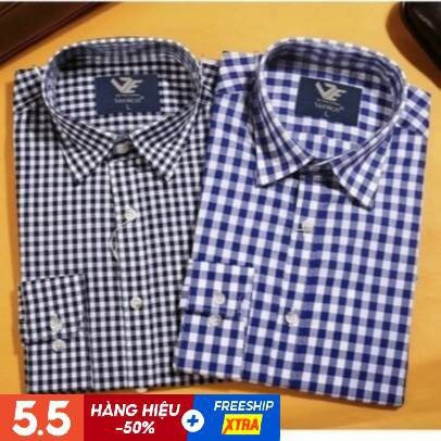 Áo Sơ Mi Nam Kẻ Caro Chất Đẹp Cao Cấp Hàng VNXK - Hàng mới về