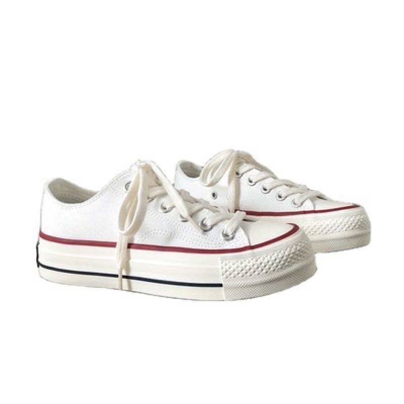 Giầy thể thao nữ viền ở đế mẫu đơn giản siêu sang phong cách giá rẻ mã 4