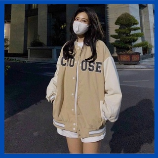 Áo bomber CHO OSE nam nữ form rộng Chất nhung tăm 2 lớp - kameco