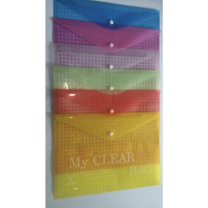 Bìa nút F4 - A4 màu My Clear