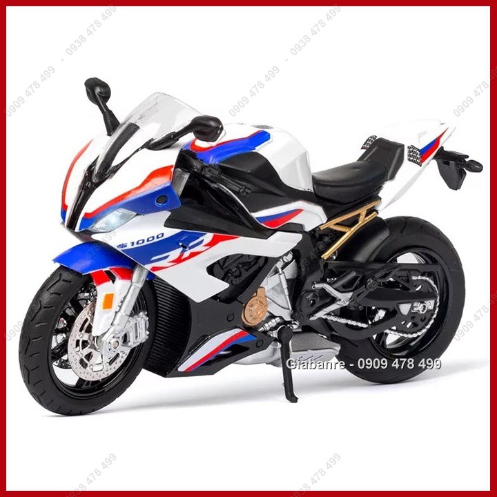 Mô Hình Xe Bmw S1000rr  Tỉ Lệ 1:12 - New - H1 - 8608