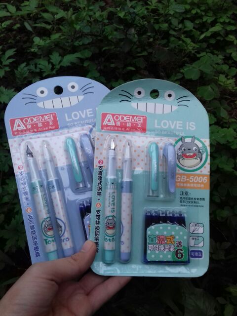 Bộ bút mực Totoro