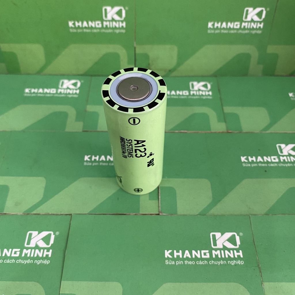Pin sắt A123 xả 30C 60A-120A 26650 3.2V, dung lượng 2500mAh, đóng bình kích đề xe hơi