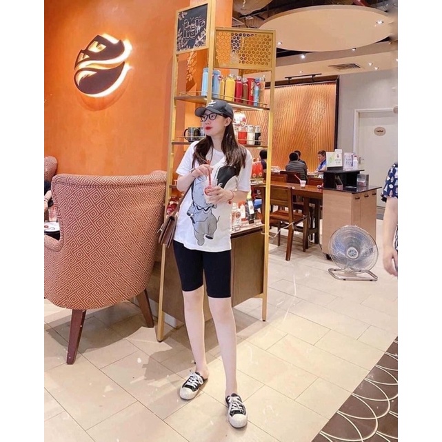 Q40-Quần Ngố Tăm Nữ Đen Be | BigBuy360 - bigbuy360.vn