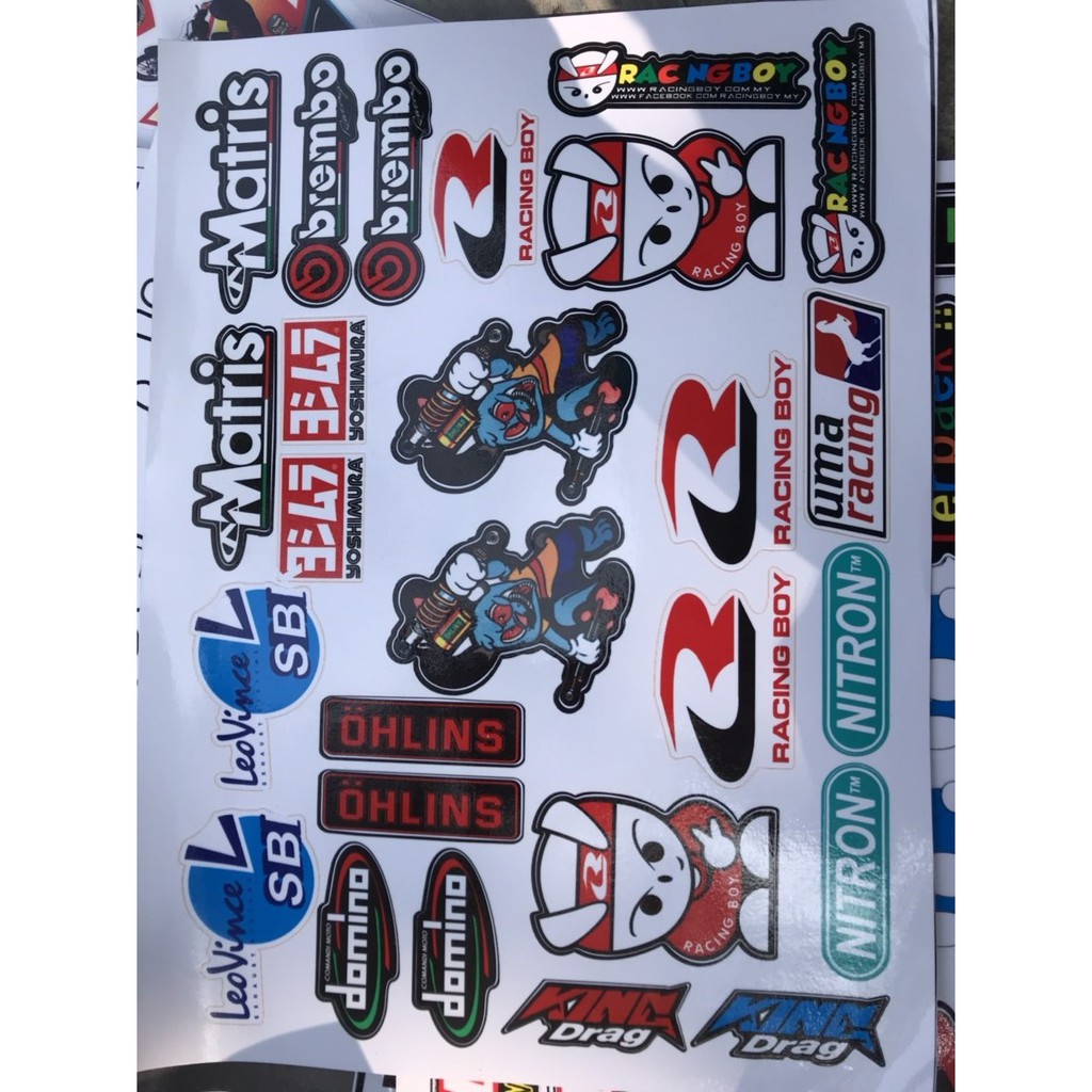 Hình dán xe leovince maris chống thấm nước chống bay màu siêu đẹp