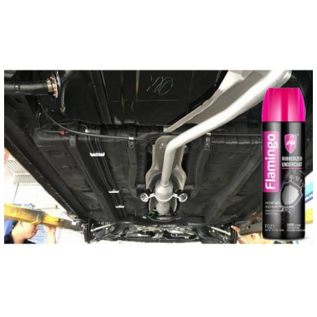 Sơn Xịt Phủ Gầm Chống Ồn Chống Rỉ Sét Flamingo F021 500ml