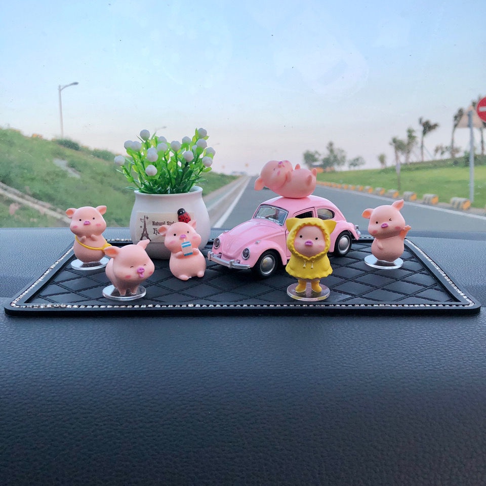 Mô Hình Trang Trí Esasylife Set 6 Chú Heo Con Dễ Thương Để Bàn Làm Việc, Xe Hơi, Ô Tô, Bàn Học, Phòng Khách Giá Rẻ