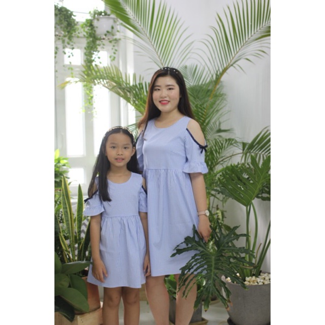 🌈🌈🌈Set mẹ bé babydoll có phối nơ