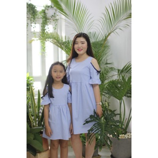 🌈🌈🌈Set mẹ bé babydoll có phối nơ