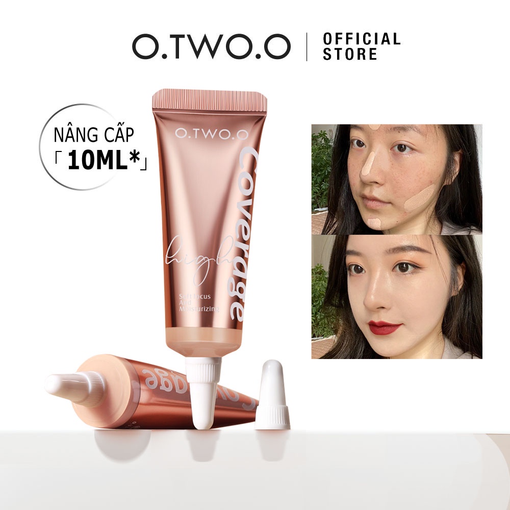 Che Khuyết Điểm O.TWO.O dạng tuýt Che Phủ Quầng Thâm, Mụn Lâu Trôi Chống Thấm Nước 10g SC033