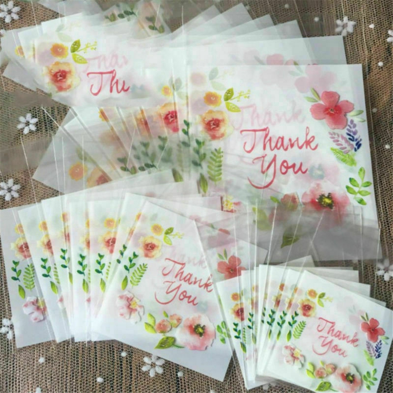 Bộ 100 Túi Đựng Bánh Kẹo Xinh Xắn Tiện Lợi