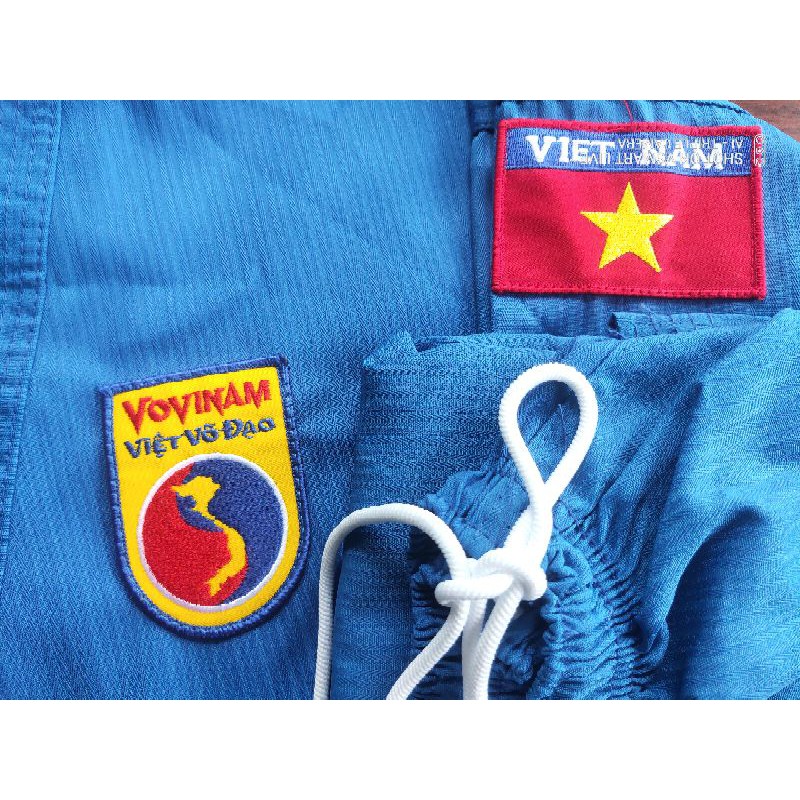 VÕ PHỤC VOVINAM VẢI SỌC