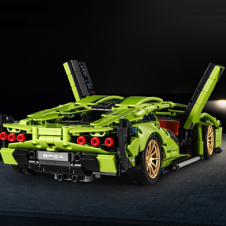 Đồ Chơi Lắp Ráp Kiểu Lego Điều Khiển Từ Xa RC TECHNIC Mô Hình Siêu Xe Lamborghini Sian SY8600 Với 1254 PCS Tỉ Lệ 1:14
