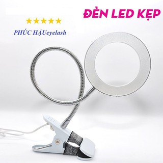 Đèn led mini kẹp bàn nối mi, đèn led kẹp bàn làm nail,học tập