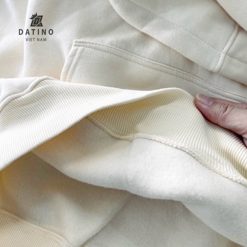 Áo hoodie thun nỉ DATINO trơn hàng chính phẩm 100% Cotton mịn cao cấp chất dày dặn, chuẩn xịn