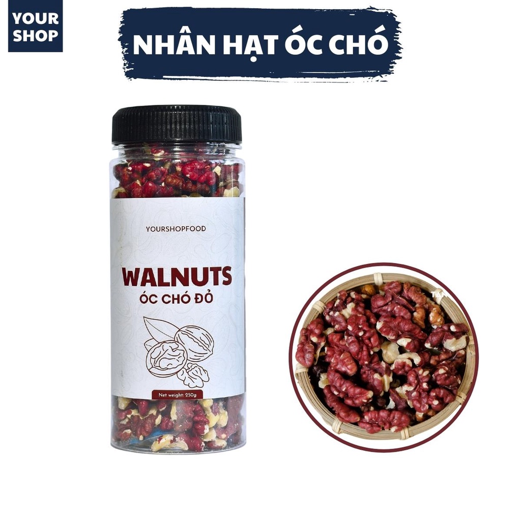 Nhân Hạt Óc Chó Đỏ Mỹ Yourshop - Hạt Dinh Dưỡng, Đồ Ăn Vặt