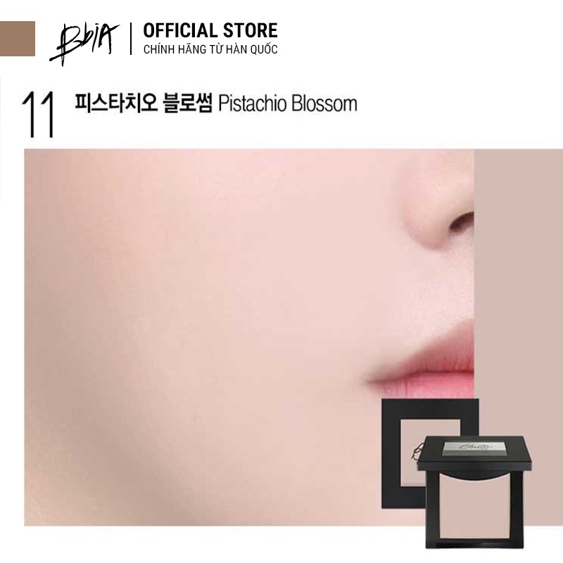 (HSD 6-2023) Phấn Tạo Khối Bbia Last Blush - 11 Pistachio Blossom 2.5g - Bbia Official Store