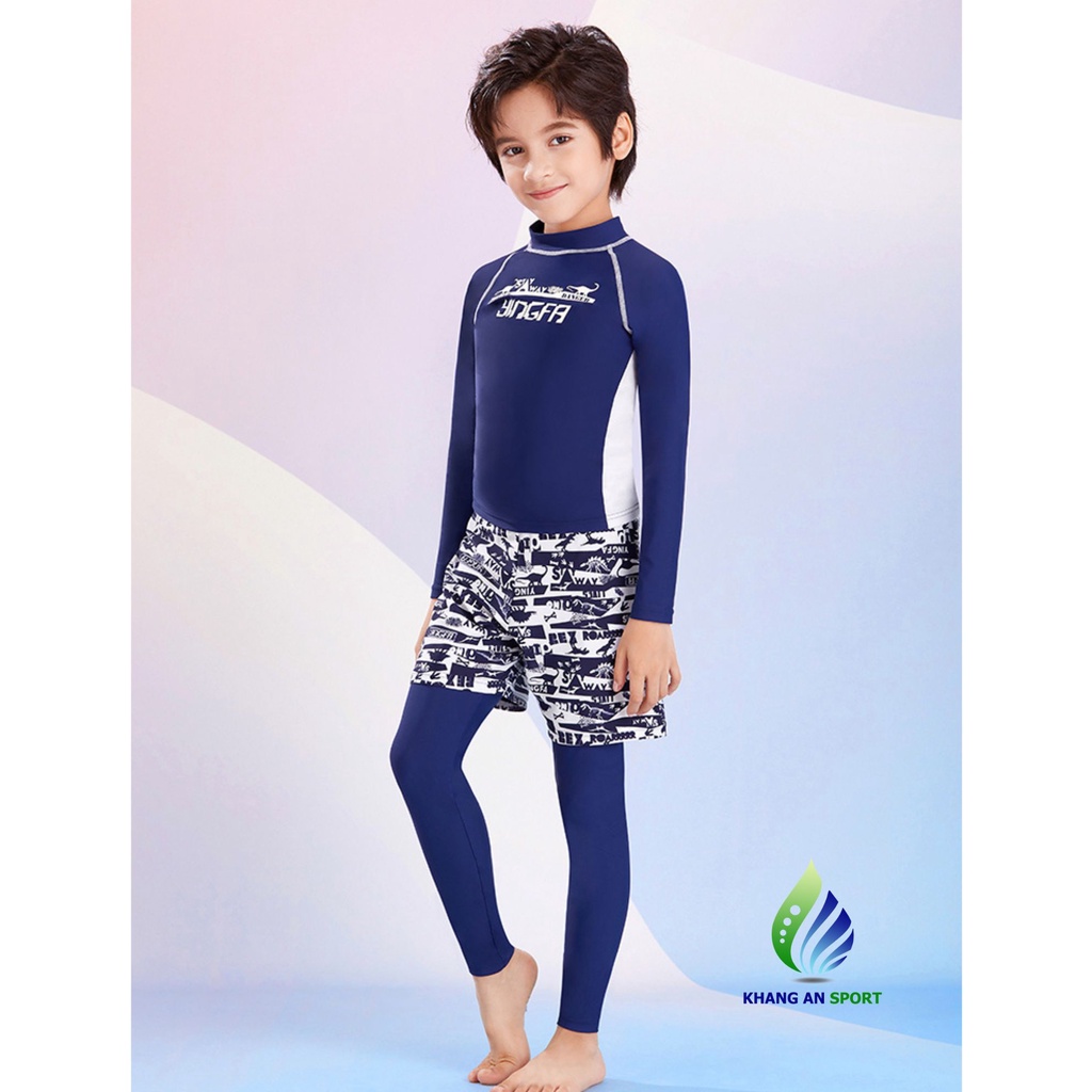 Bộ đồ bơi rời chống nắng bé trai  20-45kg Yingfa Y0555