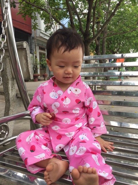 Bộ yukata cho bé