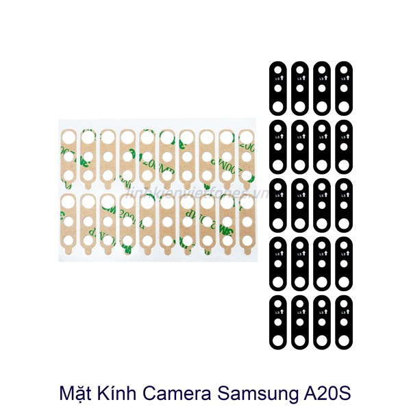 Kính camera Samsung A20S/A207 rời ĐEN