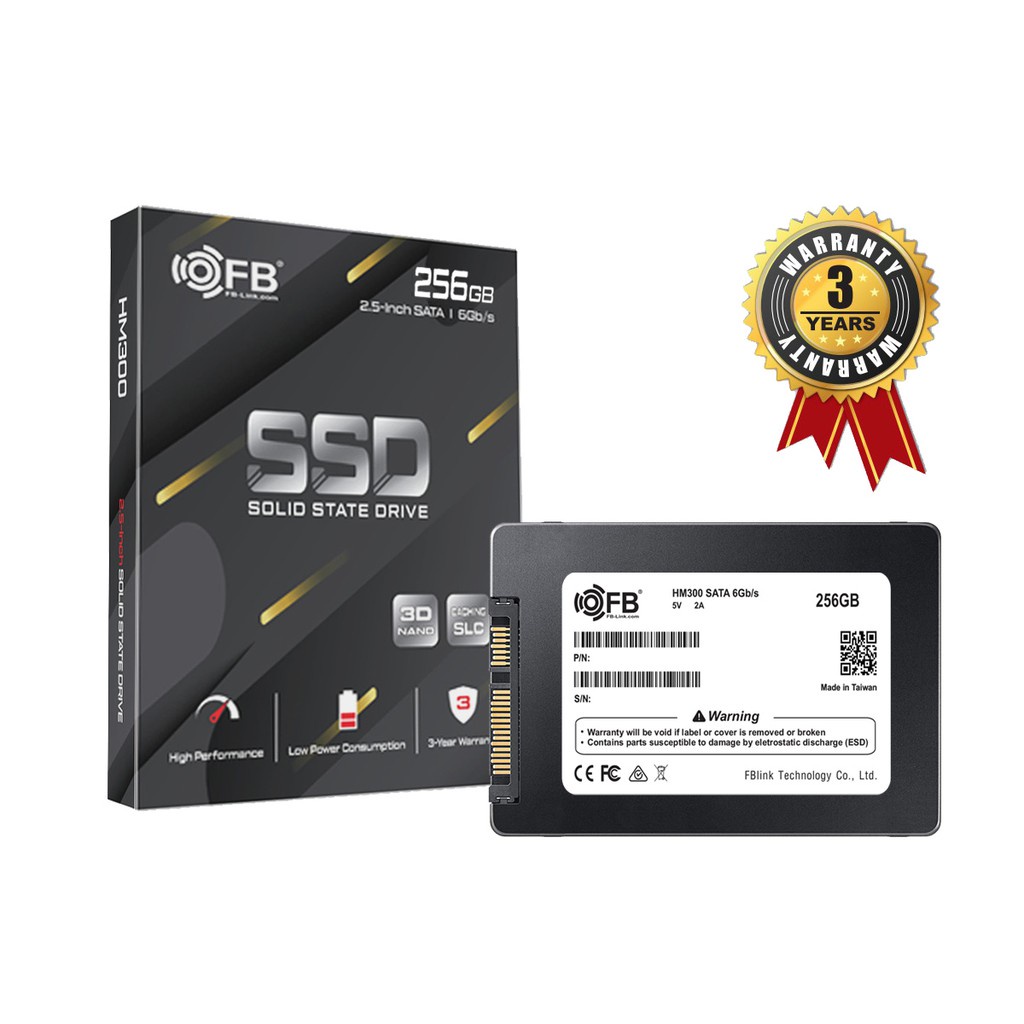 [FreeShip Toàn Quốc]  Ổ CỨNG SSD FB-LINK HM-300 256GB CHÍNH HÃNG BH 3 NĂM