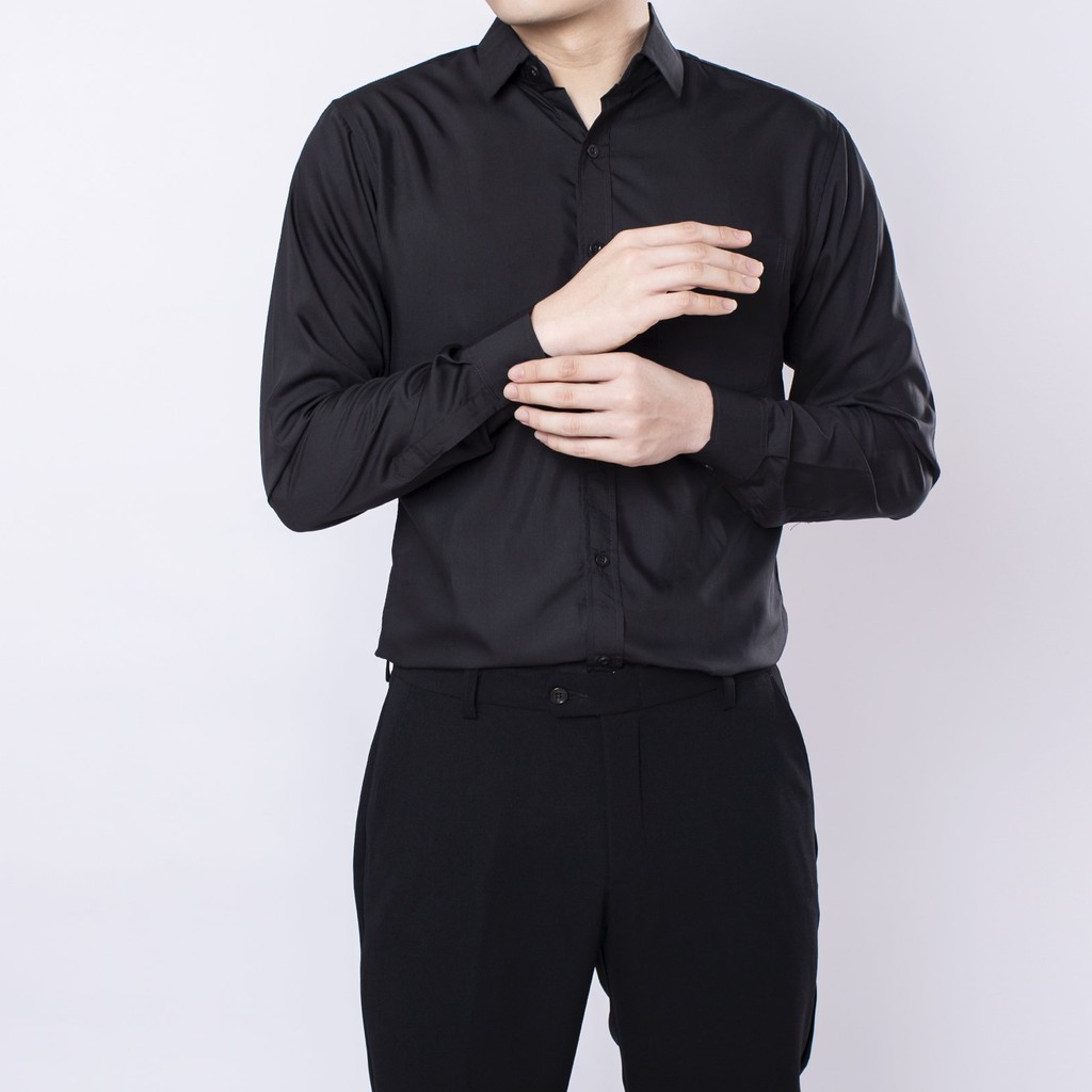 Áo sơ mi nam tay dài LADOS - 8027 chất vải mềm mịn thoải mái - Áo sơ mi công sở tiêu chuẩn | BigBuy360 - bigbuy360.vn