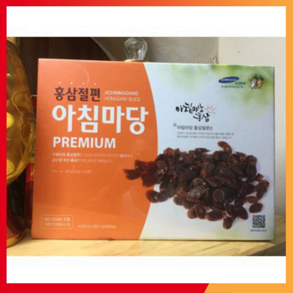 Hồng Sâm Lát Tẩm Mật Ong Achim Hàn Quốc, Hộp 10 Gói x20gr