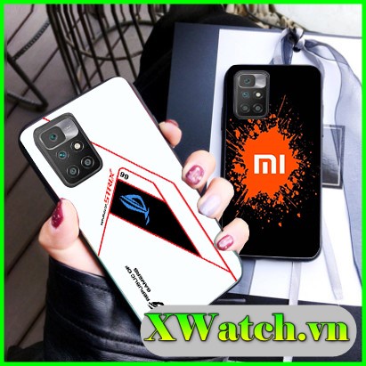 Ốp lưng phủ bóng Logo Xiaomi Redmi Note 10 Note 10s Note 10 5g Note 10 pro Note 11 Note 11 pro Redmi 10 Mi 11T pro