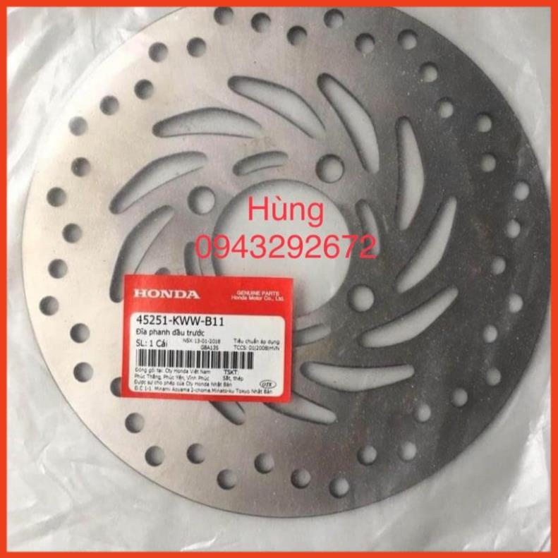 Đĩa Phanh Trước Rs 110, Ws 110, RSX 110 (Dùng Chung) Honda