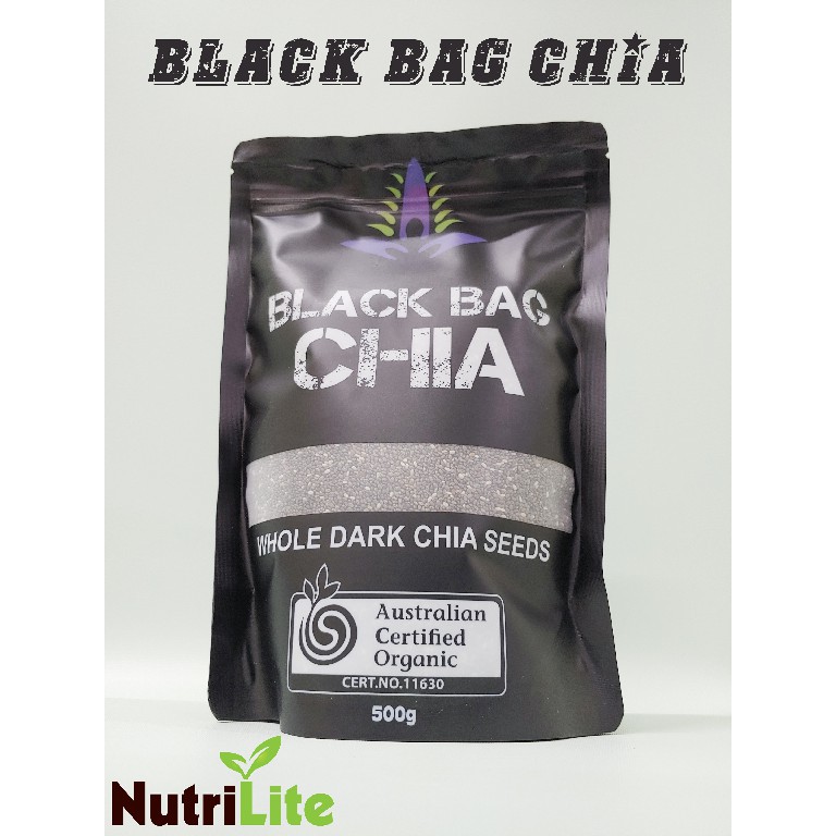 Hạt Chia Đen Úc - Black Bag Chia Seed 500gram